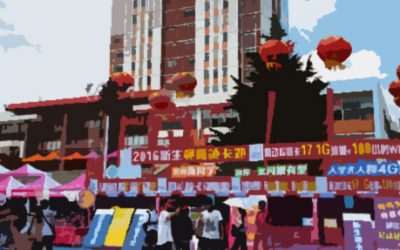 Mediendesignstudent auf einer Reise in das Land der Mitte